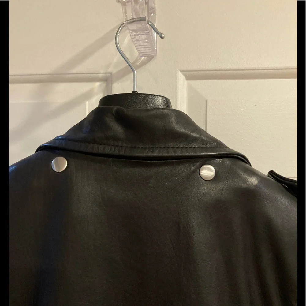BLK DNM Leather biker Jacket No.65. Size Medium. BNWT - Picture 7 of 15